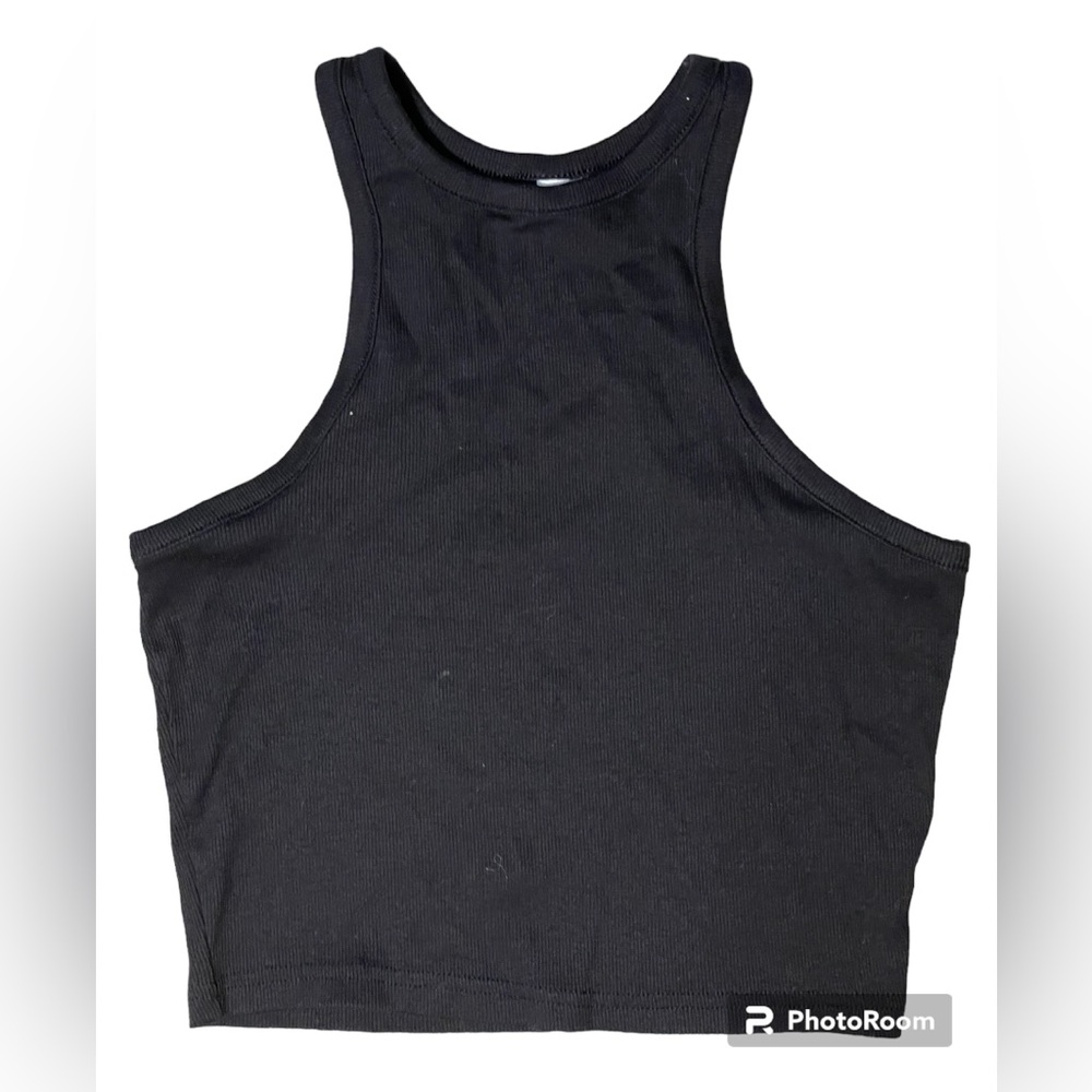 Black tank top